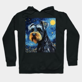 Standard Schnauzer Night Hoodie